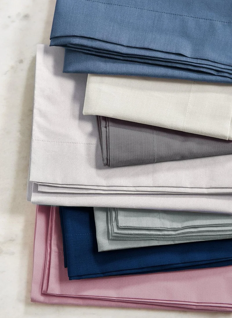 ماتلان شرشف سرير أبيض قطن بولي مريح